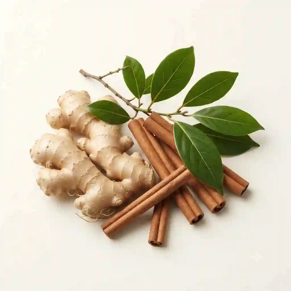 ginger and cinnamon