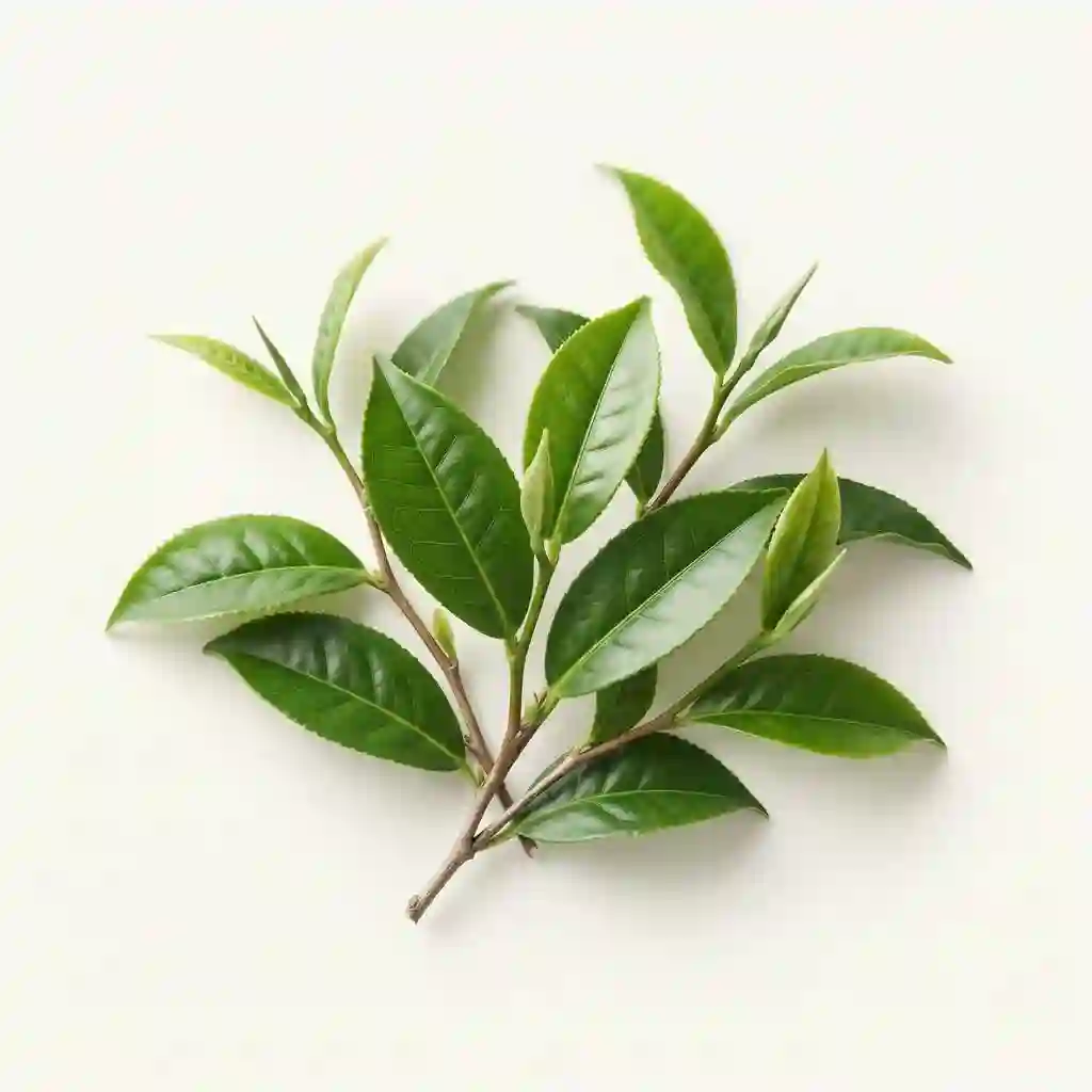 green tea leaves